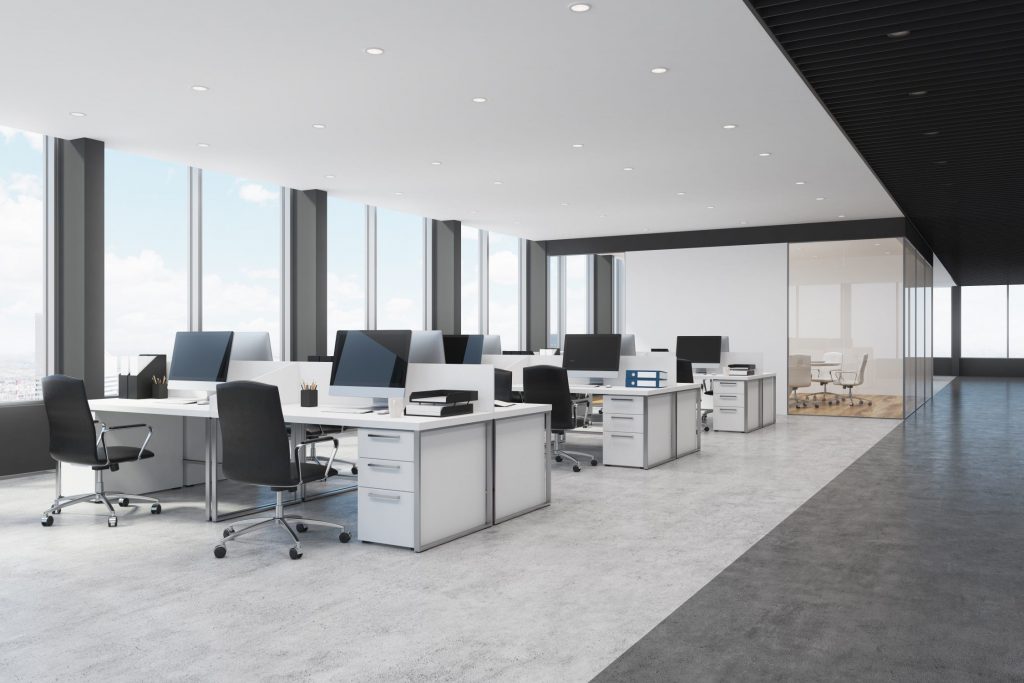 Picture of a clean office